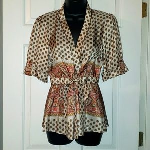 BCBGMaxazria Silk Blouse Size M